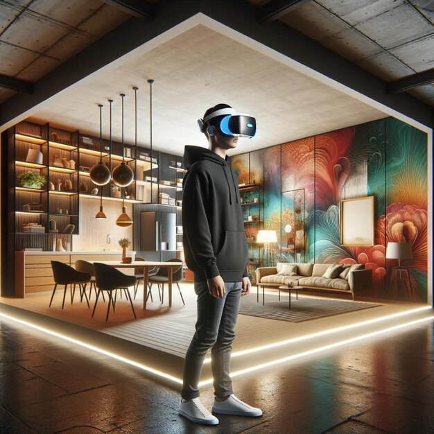 Immersive VR Experience of a Stylishly Furnished Interior