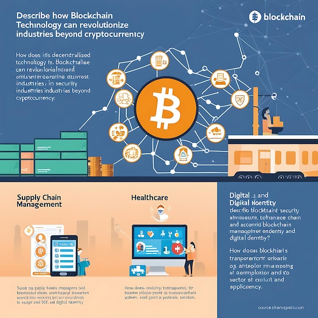 Photo the impact of blockchain technology beyond cryptocurrency