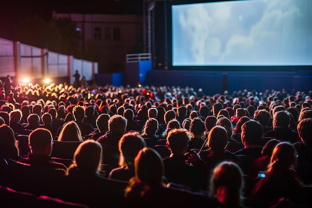 Photo impact of outdoor cinema events