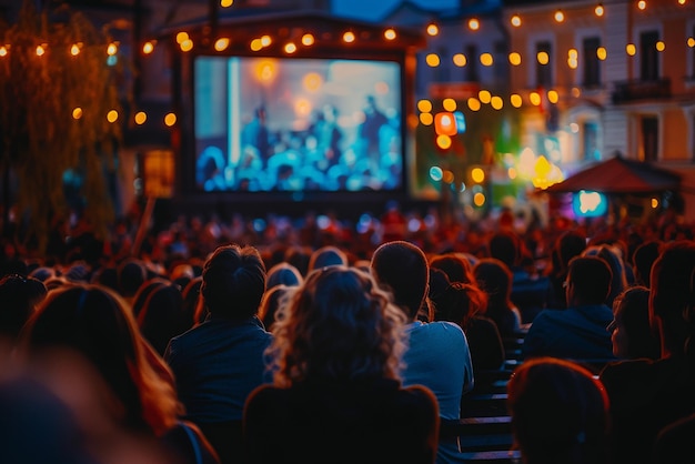 Photo impact of outdoor cinema events