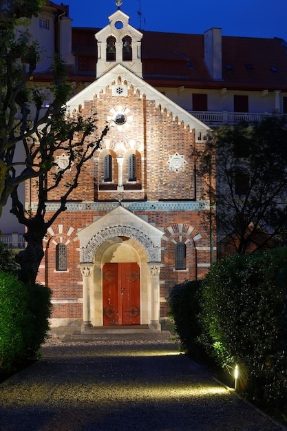 The Imperial Chapel Building in Biarritz France