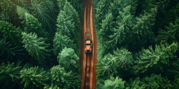 Implementing Sustainable Forestry Practices for Responsible Timber Production in this Image Concept Sustainable Forest Management Responsible Timber Production Environmental Conservation