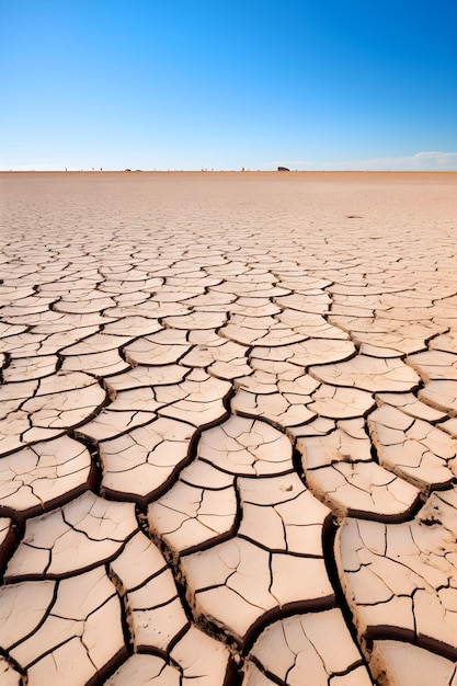 Imploring Skies A Stark Depiction of a Parched Dehydrated Land Staring at the Naked Sky