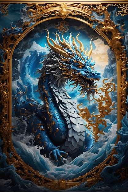 An impressive Chinese dragon