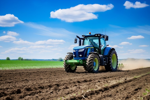 Impressive Display of Modern Agricultural Machinery in Action Power Precision and Progress