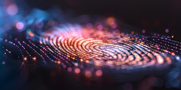 Improving Cybersecurity with Advanced Fingerprint Scanners for Secure Digital Transactions Concept Cybersecurity Fingerprint Scanners Digital Transactions Secure Technology Data Protection