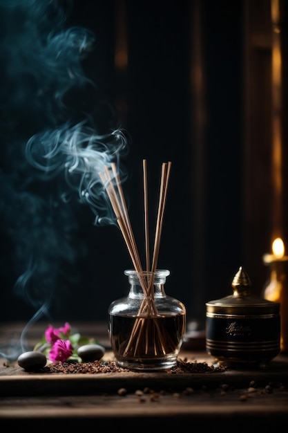 Incense stick Aromatherapy Relaxation spa yoga meditation concepts