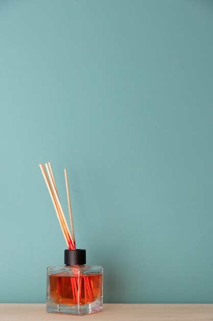 incense sticks in the interior