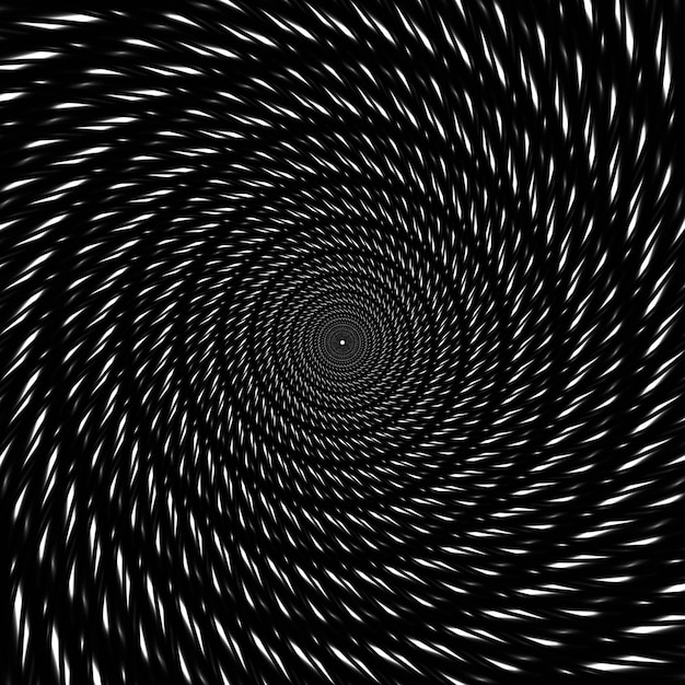 Inception twist line art background black