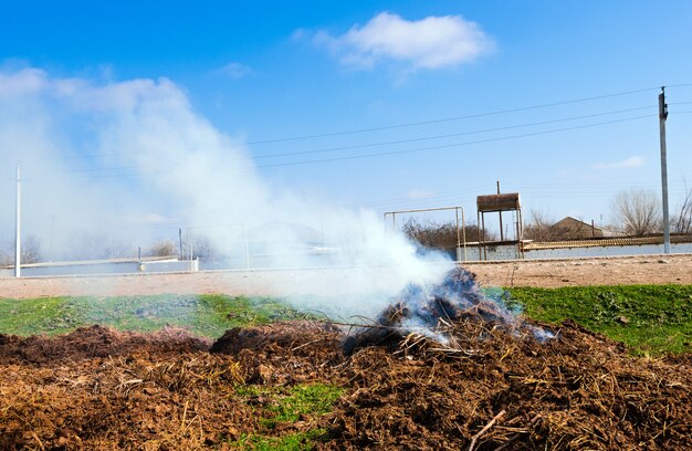 Incineration of garbage