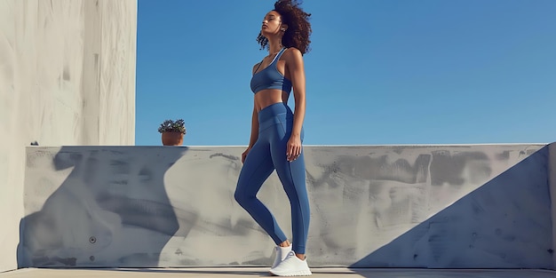 Photo inclusive athleisure empowering all body types with premium style and performance