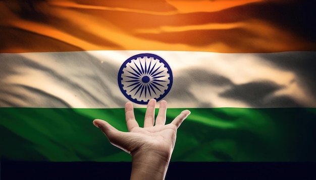 Independence Day in India on August 15 Indian Flag Background Celebration