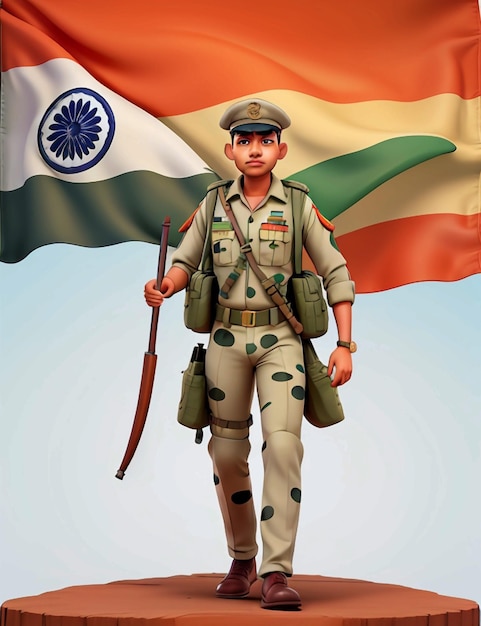 Photo independence day indian army