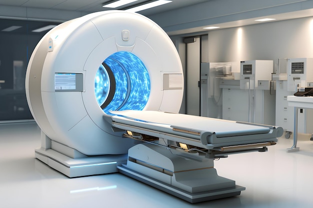 Photo indepth look into advanced medical diagnosis using a ct scanner