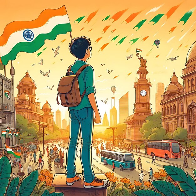 india day celebration concept