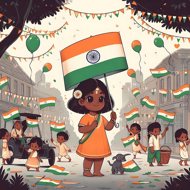 india day celebration concept