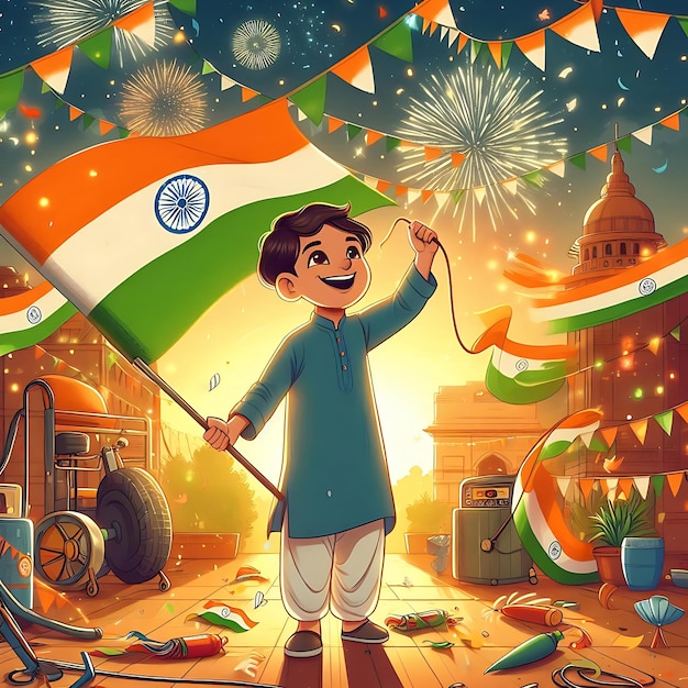 india day celebration concept