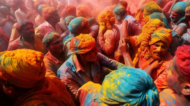 India Experience the vibrant colors of Holi the Festival of Colors by taking part in a community