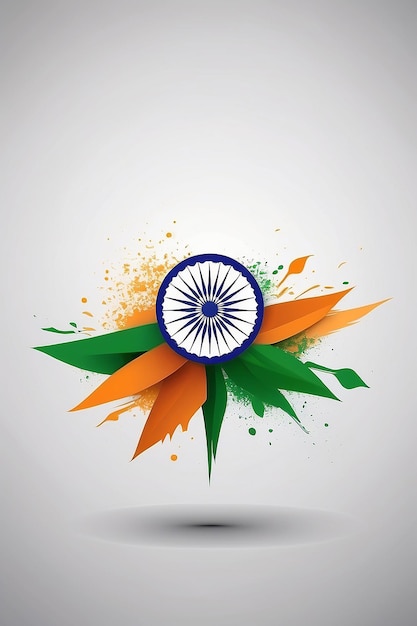 India flag background design for independence day and other celebration