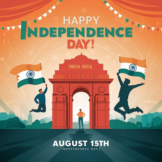 India independence day jpg image design illustration ai