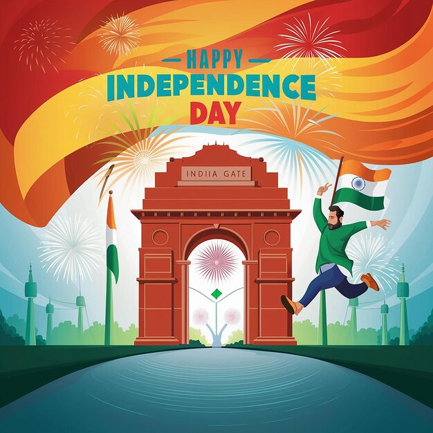 India independence day jpg image design illustration ai