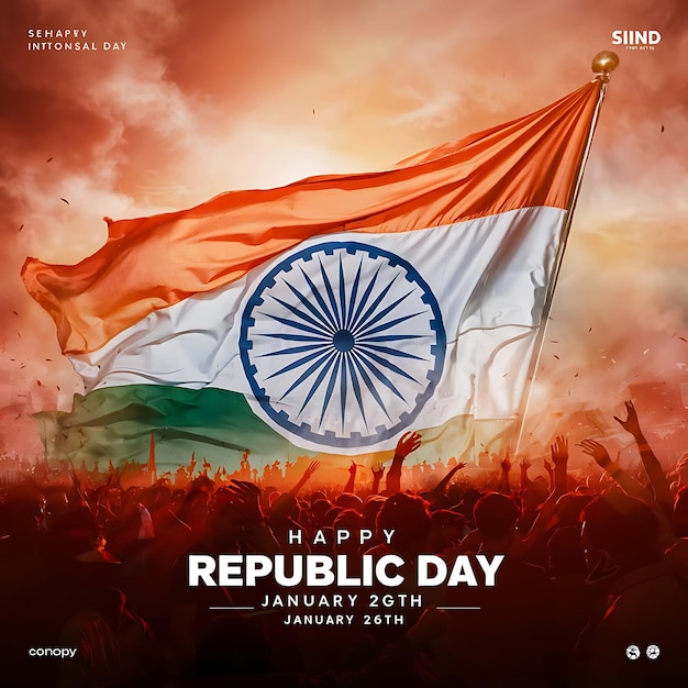 India independence day psd background design