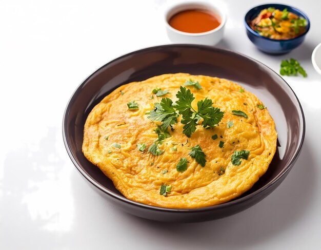 Indian breakfast omelette food