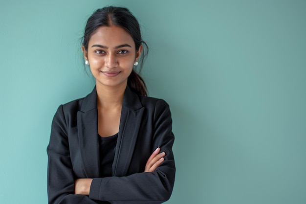 Photo indian businesswoman in formal suit