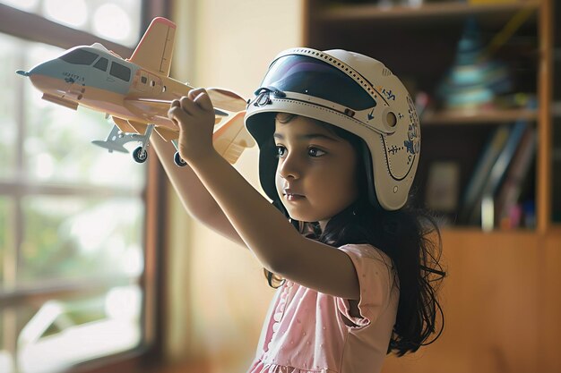 Photo indian children engaged in indoor activities