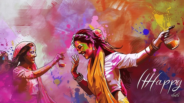 Indian Culture Happy Holi Bharat Holi