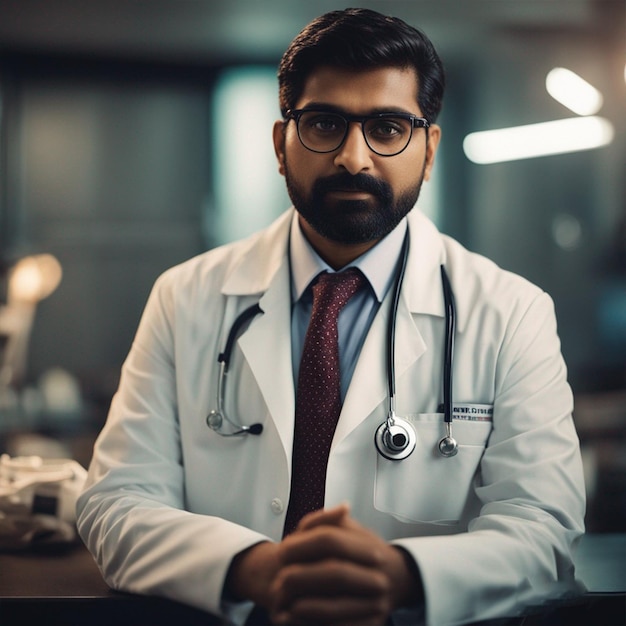 Indian Doctor portrait