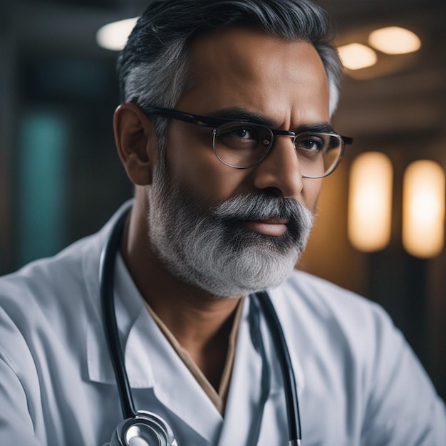 Indian Doctor portrait