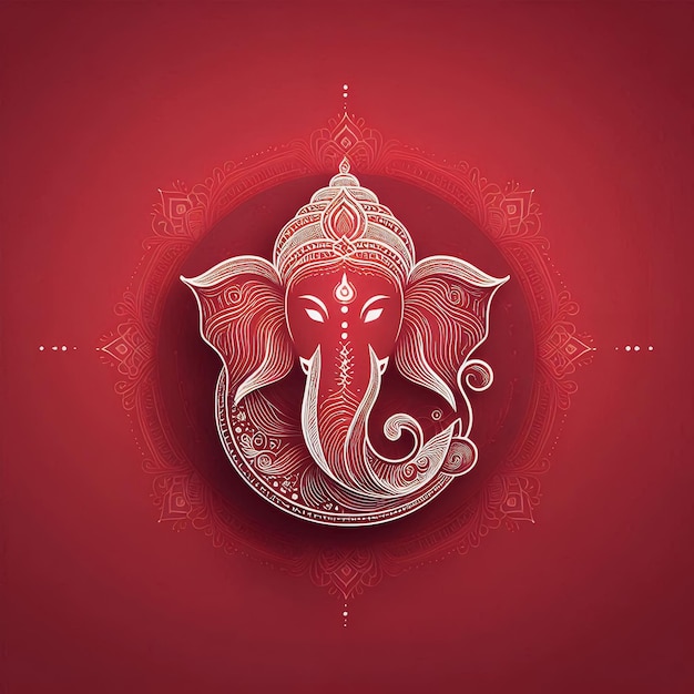 Photo indian famous god vinayaka ai generated illustrations