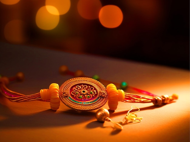 Indian festival Raksha Bandhan Rakhi greeting background