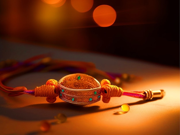 Indian festival Raksha Bandhan Rakhi greeting background