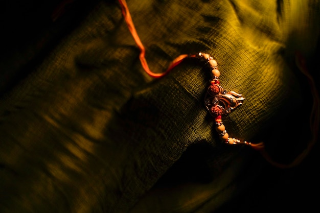 Indian festival Raksha Bandhan A traditional Indian wrist band