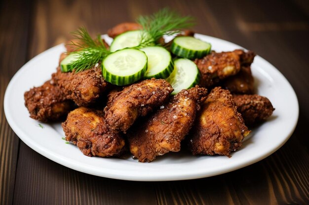 Indian Fried Chicken and Pickles