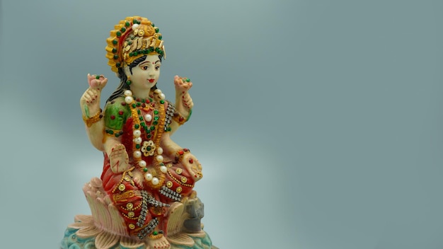 Indian hindu god laxmi mata image hd on white background