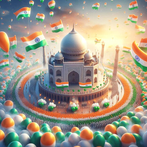 Indian independence day banner design