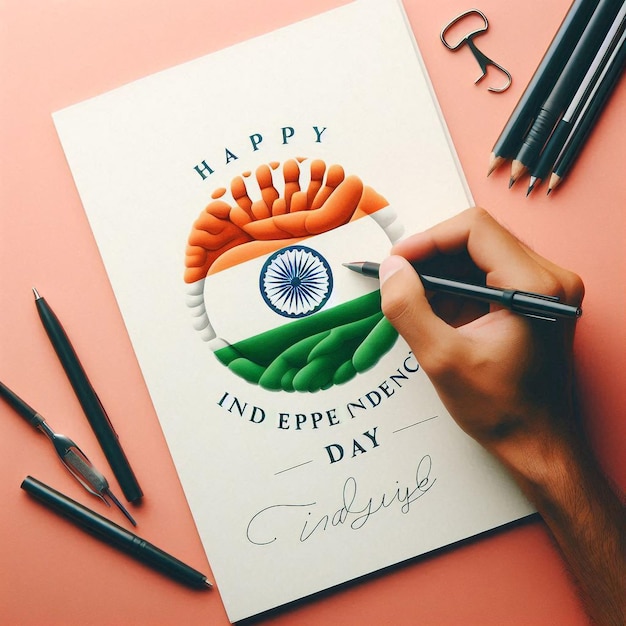 Photo indian independence day poster