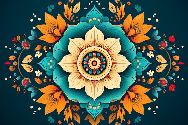 Indian mandala background