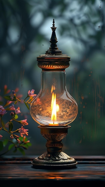 Photo indian oil lamp 8k cinematic