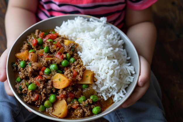 Indian Style Keema Aloo Cuisine