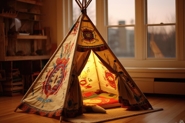 Photo indian tent or teepee for children