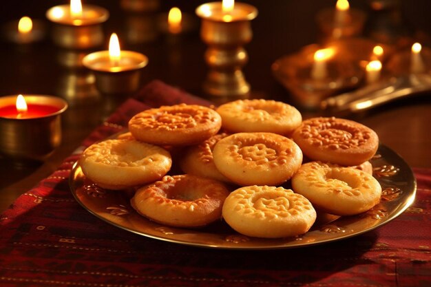 Indian traditional diwali food image