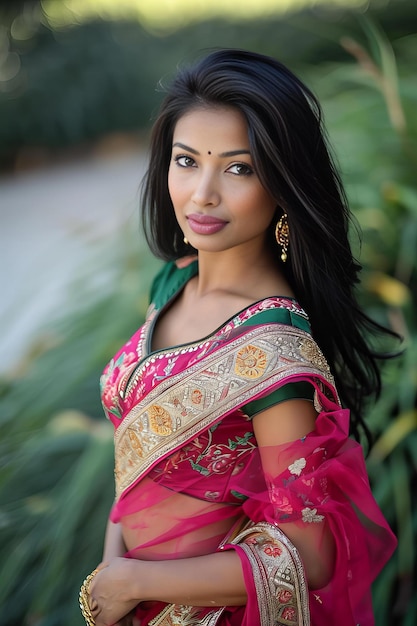 indian womans portrait