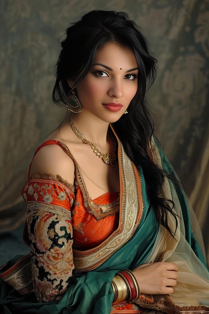 indian womans portrait