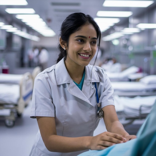 Indian young nurse