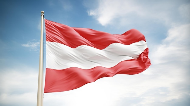 Indonesia Independence Day Flag In Hand