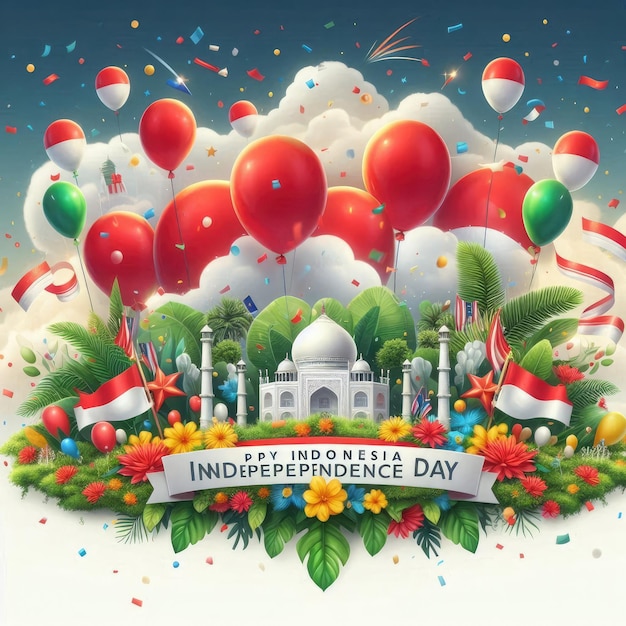 Photo indonesia independent day